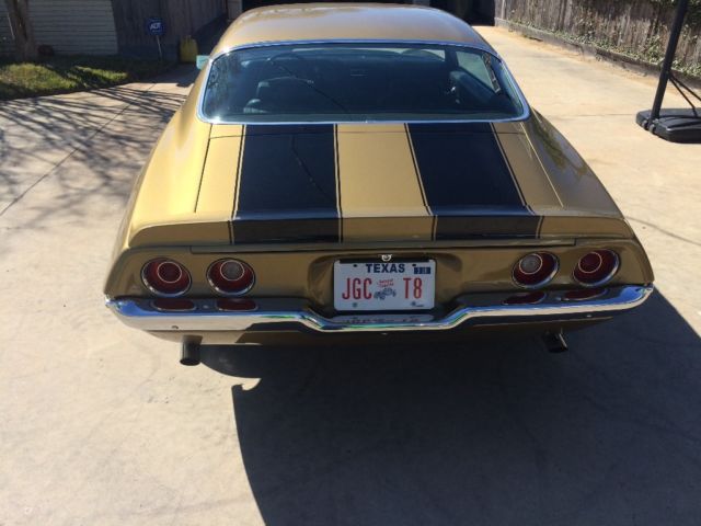 1970 Gold Chevrolet Camaro Coupe