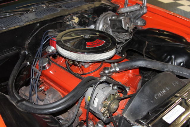 1970 Orange Chevrolet Camaro --