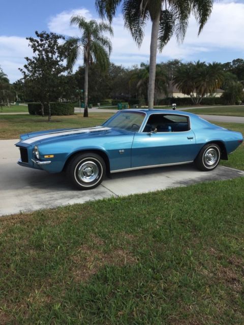 1970 Blue Chevrolet Camaro Coupe