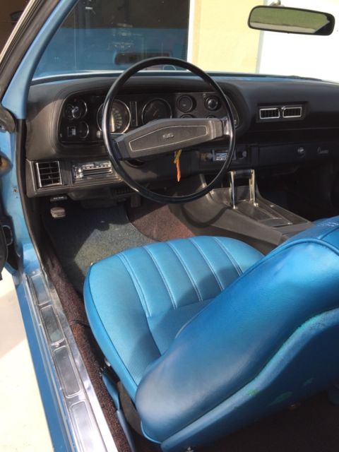 1970 Blue Chevrolet Camaro Coupe