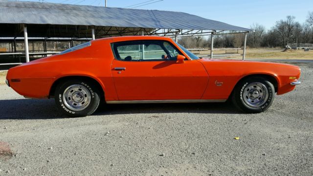 1970 Orange Chevrolet Camaro Coupe