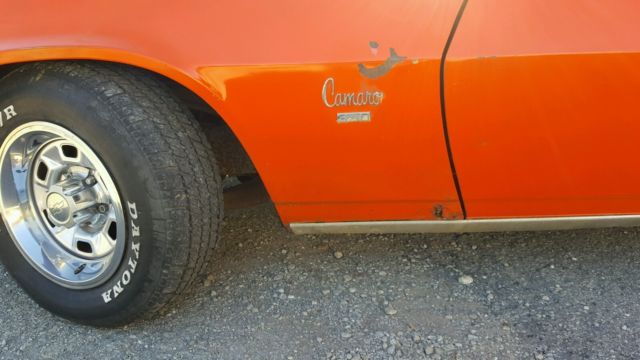 1970 Orange Chevrolet Camaro Coupe