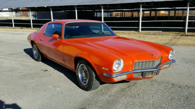 1970 Orange Chevrolet Camaro Coupe