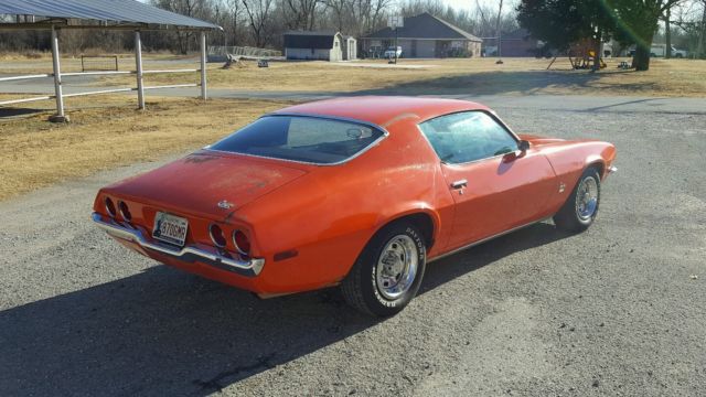 1970 Orange Chevrolet Camaro Coupe