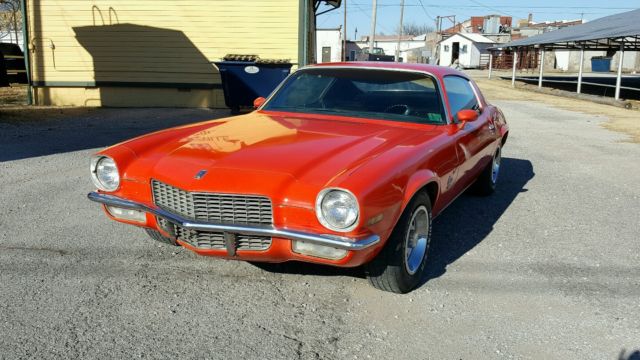 1970 Orange Chevrolet Camaro Coupe