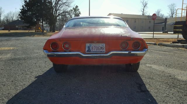 1970 Orange Chevrolet Camaro Coupe