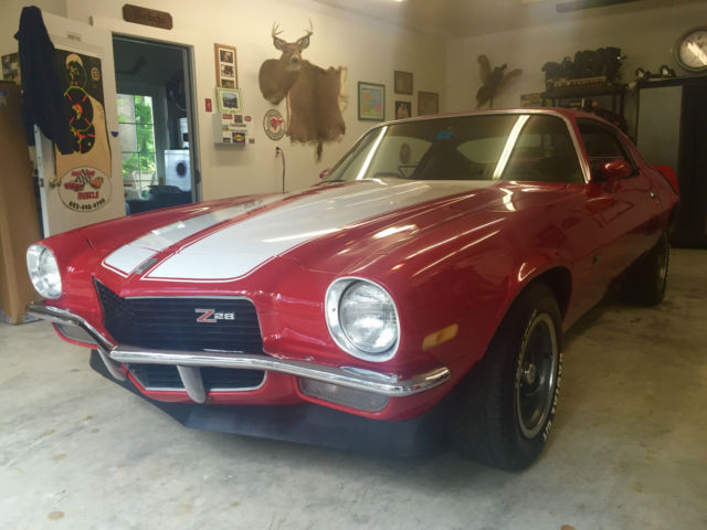 1970 RED WHITE STRIPES Chevrolet Camaro Coupe