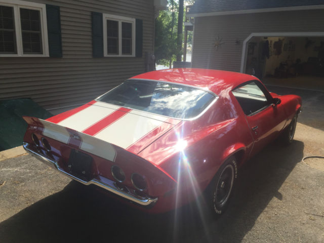 1970 RED WHITE STRIPES Chevrolet Camaro Coupe