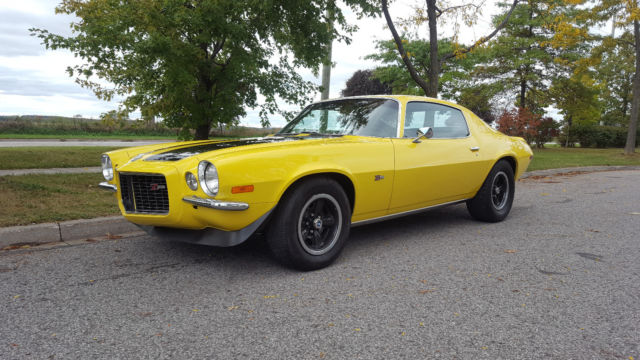 1970 Yellow Chevrolet Camaro Coupe