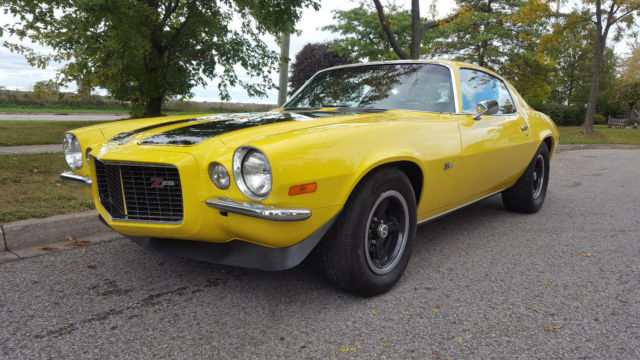1970 Yellow Chevrolet Camaro Coupe