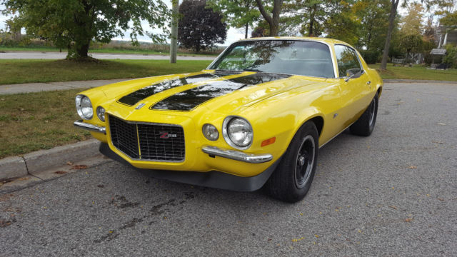 1970 Yellow Chevrolet Camaro Coupe