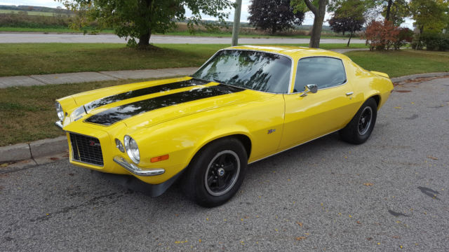 1970 Yellow Chevrolet Camaro Coupe