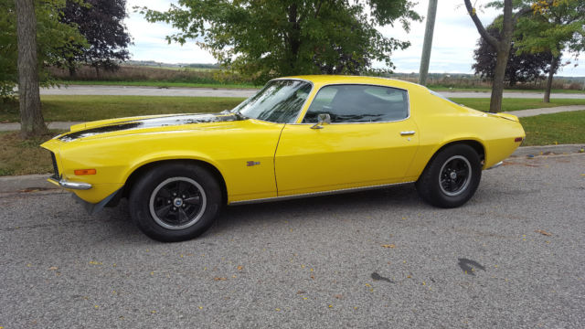 1970 Yellow Chevrolet Camaro Coupe