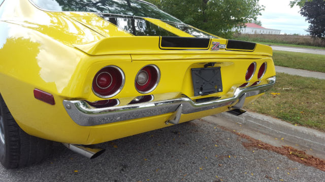 1970 Yellow Chevrolet Camaro Coupe