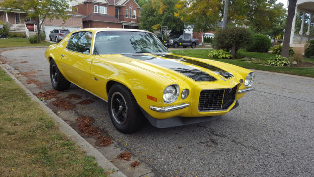 1970 Yellow Chevrolet Camaro Coupe