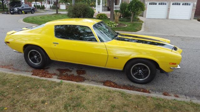 1970 Yellow Chevrolet Camaro Coupe