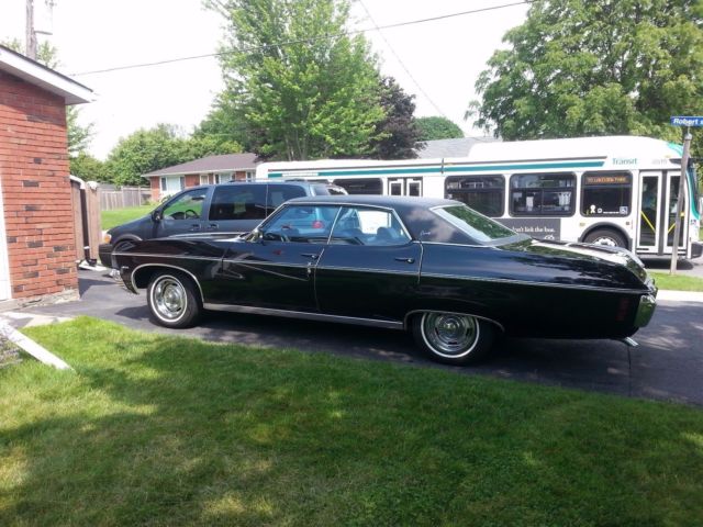 1970 Black Chevrolet Capriceold 4DR HARDTOP