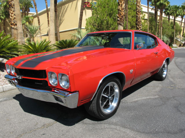 1970 Red Chevrolet Chevelle Coupe