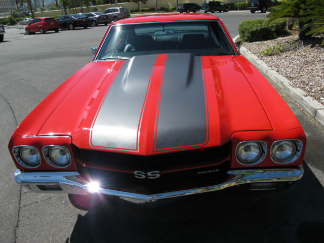 1970 Red Chevrolet Chevelle Coupe