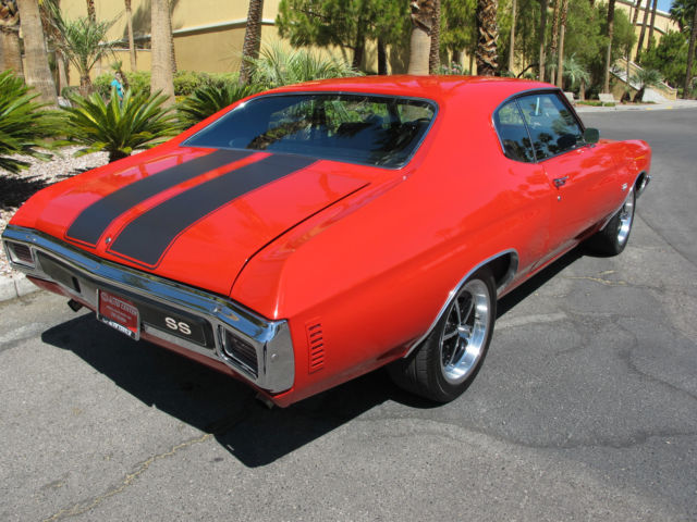 1970 Red Chevrolet Chevelle Coupe