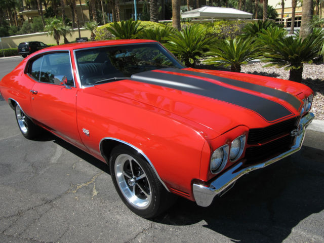 1970 Red Chevrolet Chevelle Coupe
