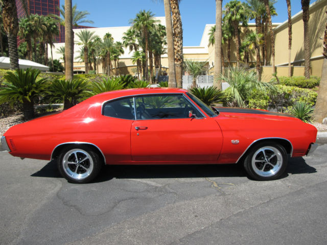 1970 Red Chevrolet Chevelle Coupe