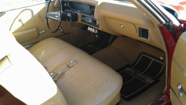 1970 Red Chevrolet Chevelle Coupe