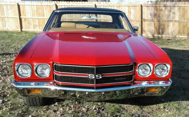 1970 Red Chevrolet Chevelle Coupe