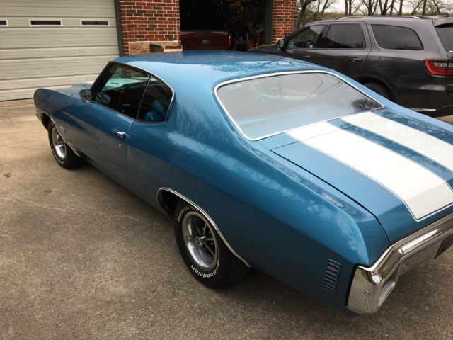 1970 Blue Chevrolet Chevelle