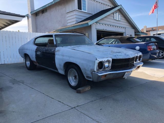 1970 Blue Chevrolet Chevelle Coupe