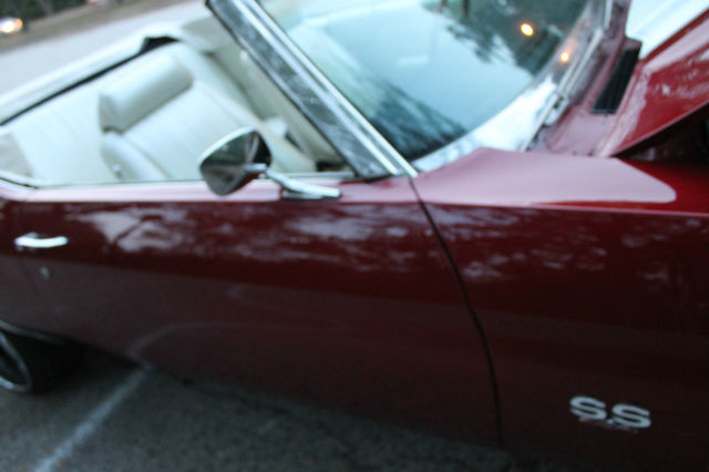 19700000 Red Chevrolet Chevelle Convertible