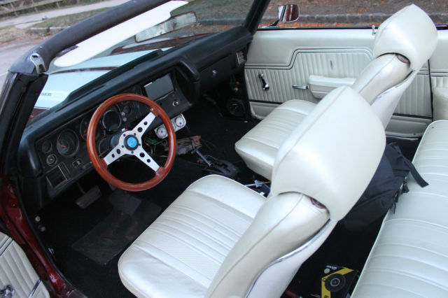 19700000 Red Chevrolet Chevelle Convertible