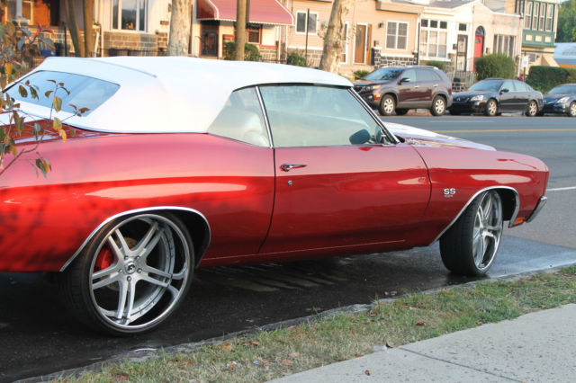 19700000 Red Chevrolet Chevelle Convertible