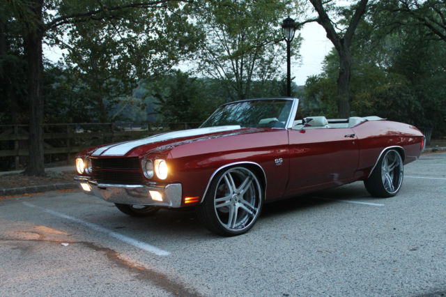 19700000 Red Chevrolet Chevelle Convertible