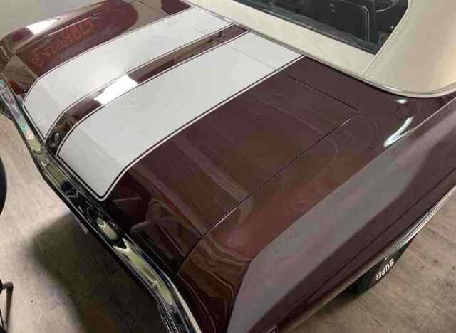 1970 Red Chevrolet Chevelle Malibu Convertible Convertible