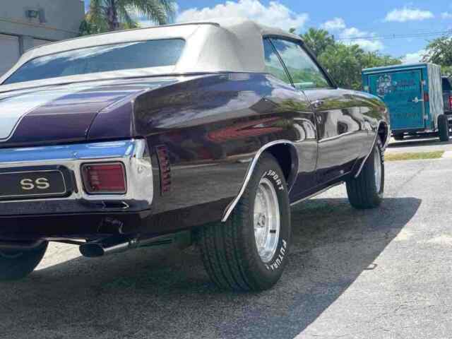 1970 Red Chevrolet Chevelle Malibu Convertible Convertible