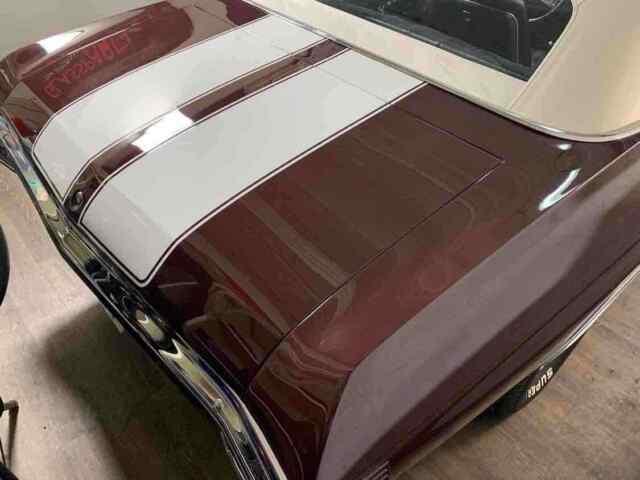 1970 Red Chevrolet Chevelle Malibu Convertible Convertible