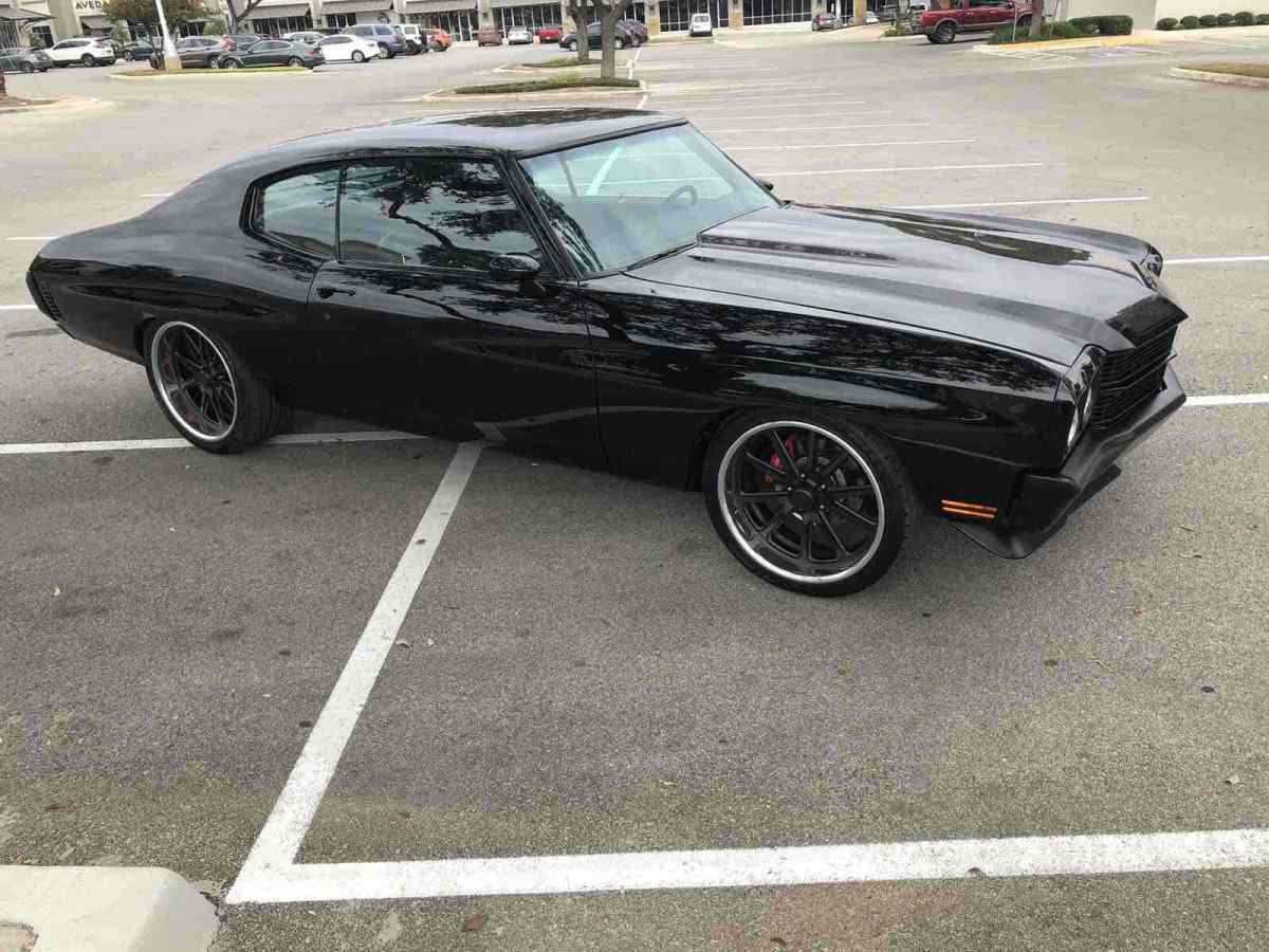 1970 Black Chevrolet Chevelle Coupe Coupe