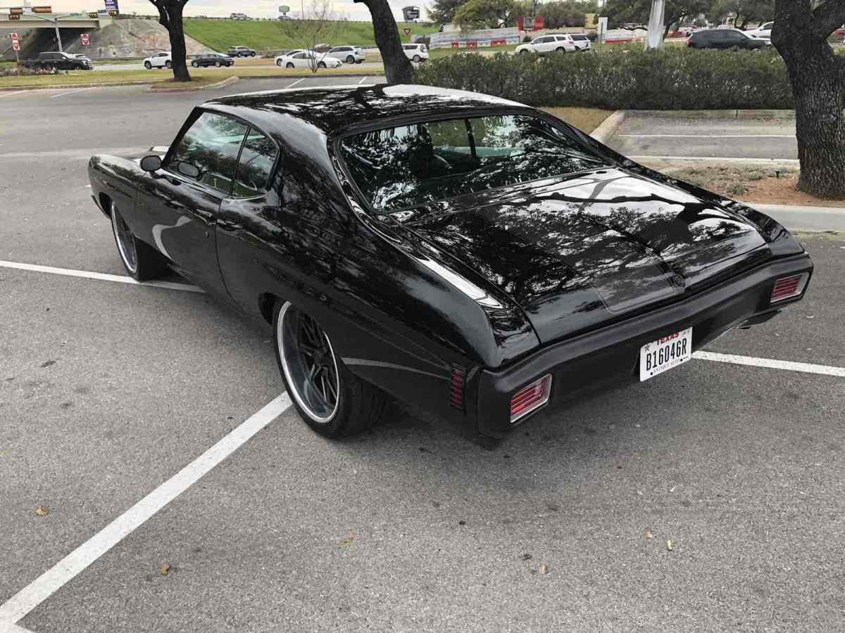 1970 Black Chevrolet Chevelle Coupe Coupe