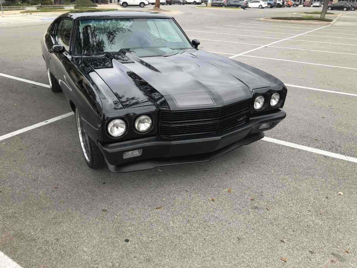 1970 Black Chevrolet Chevelle Coupe Coupe