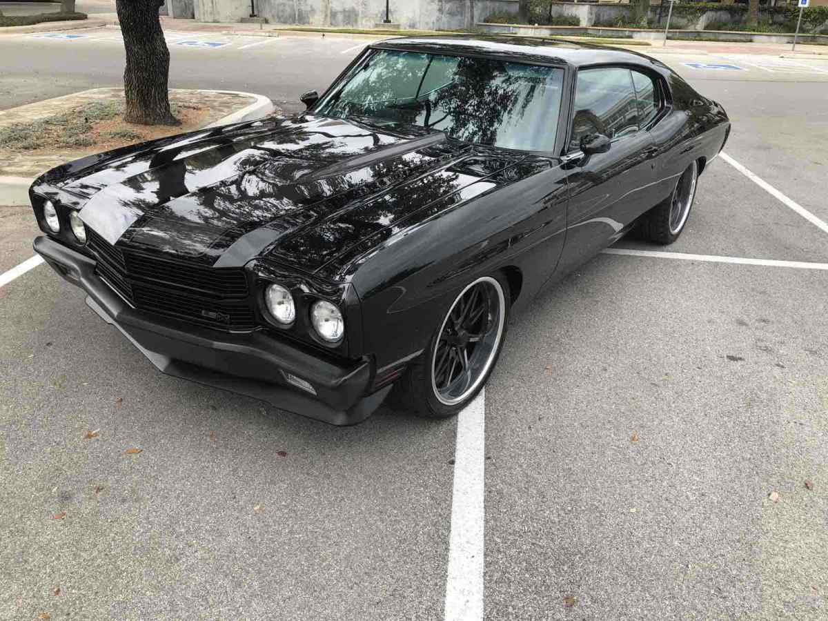 1970 Black Chevrolet Chevelle Coupe Coupe