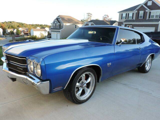 1970 Blue Chevrolet Chevelle Coupe