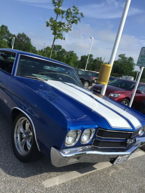 1970 Blue Chevrolet Chevelle Coupe
