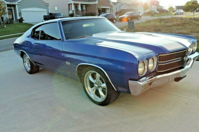 1970 Blue Chevrolet Chevelle Coupe