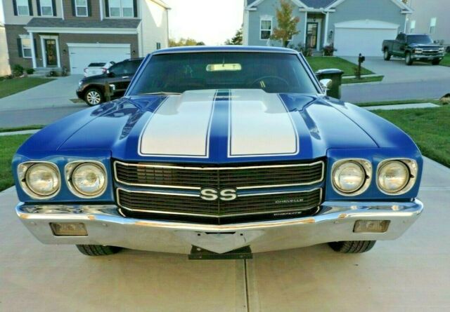1970 Blue Chevrolet Chevelle Coupe