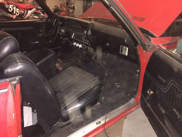 1970 Red Chevrolet Chevelle Fastback