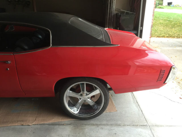 1970 Red Chevrolet Chevelle Fastback