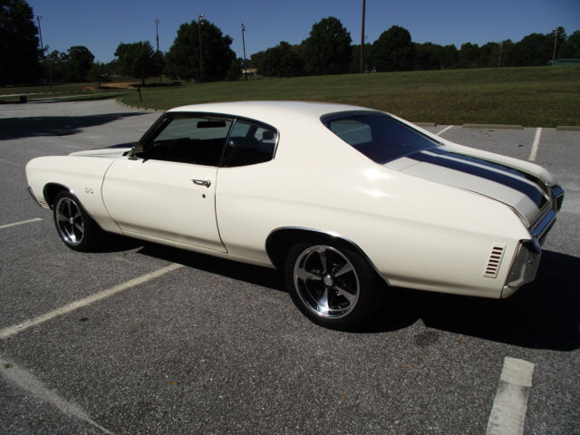 1970 WHITE Chevrolet Chevelle Coupe