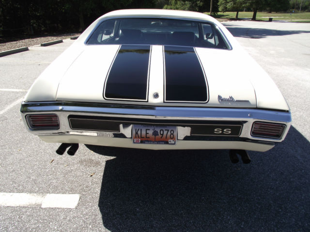1970 WHITE Chevrolet Chevelle Coupe