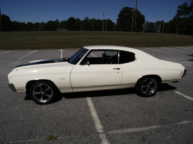 1970 WHITE Chevrolet Chevelle Coupe